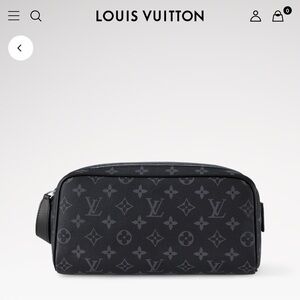 Louis Vuitton Dark Gray Monogram Toiletry Bag